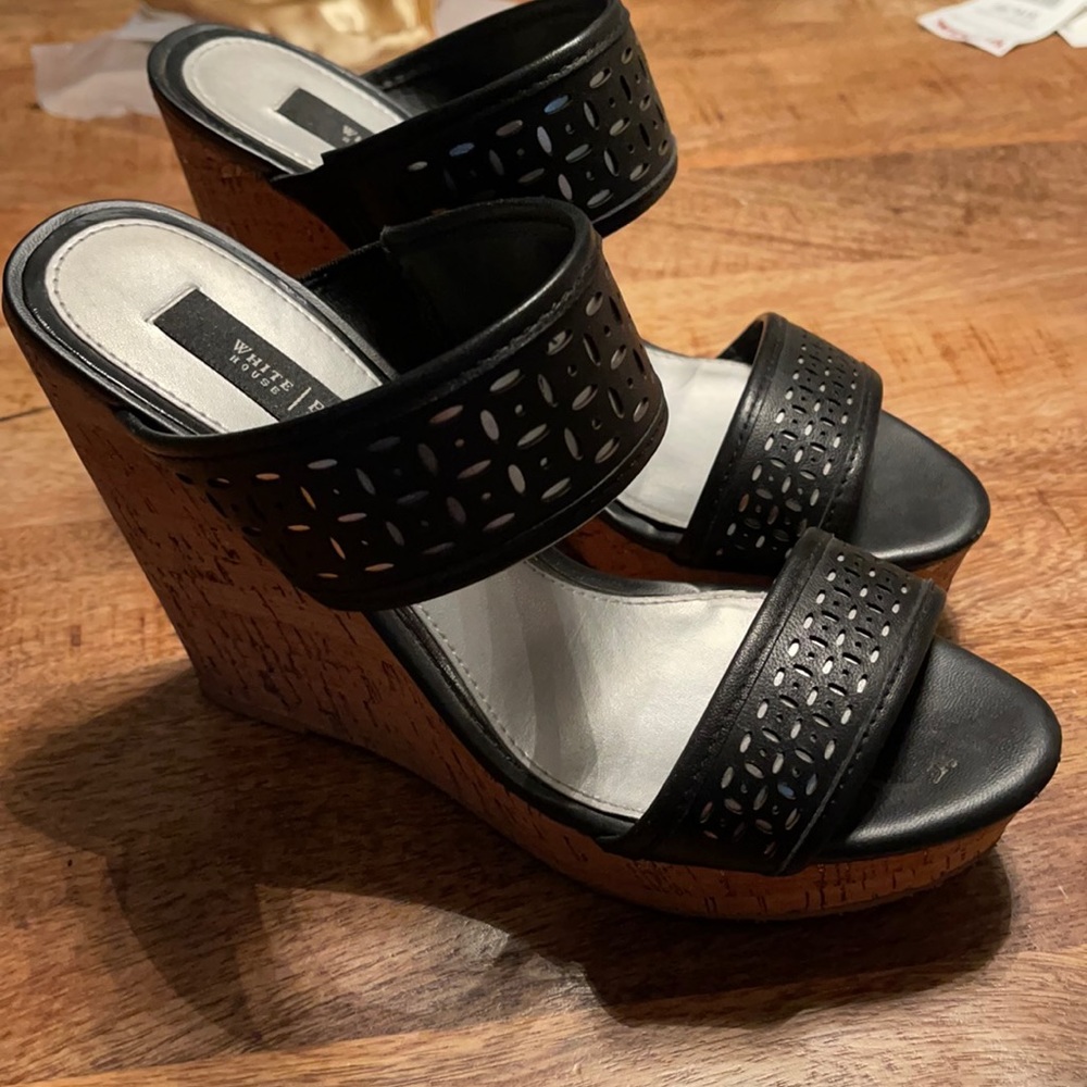 White House Black Market wedge sandals